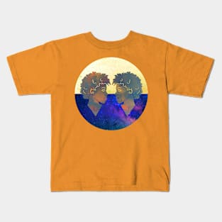 Watercolor Gemini Kids T-Shirt